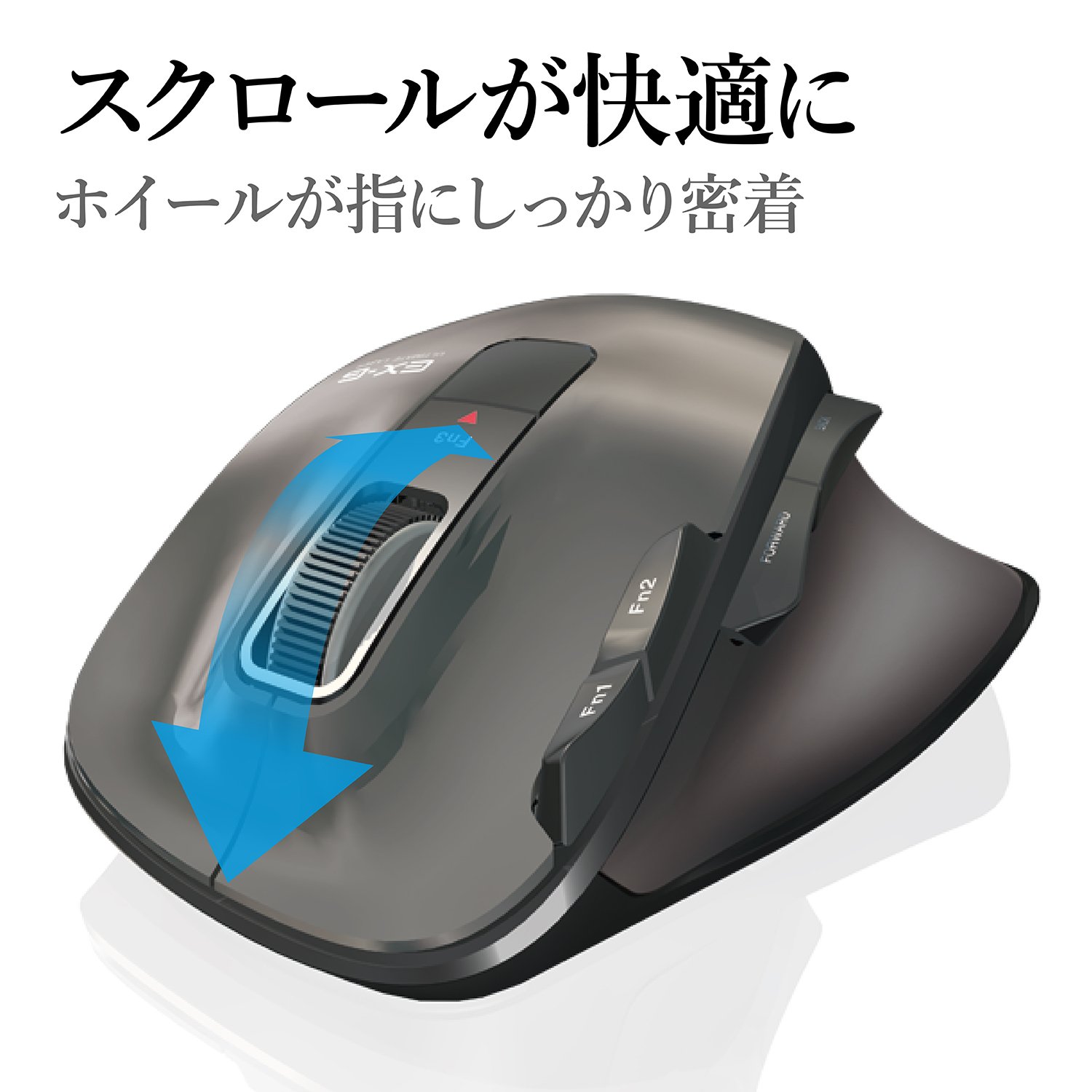Amazon.co.jp: エレコム ワイヤレスマウス 無線 2.4GHz レーザー 8